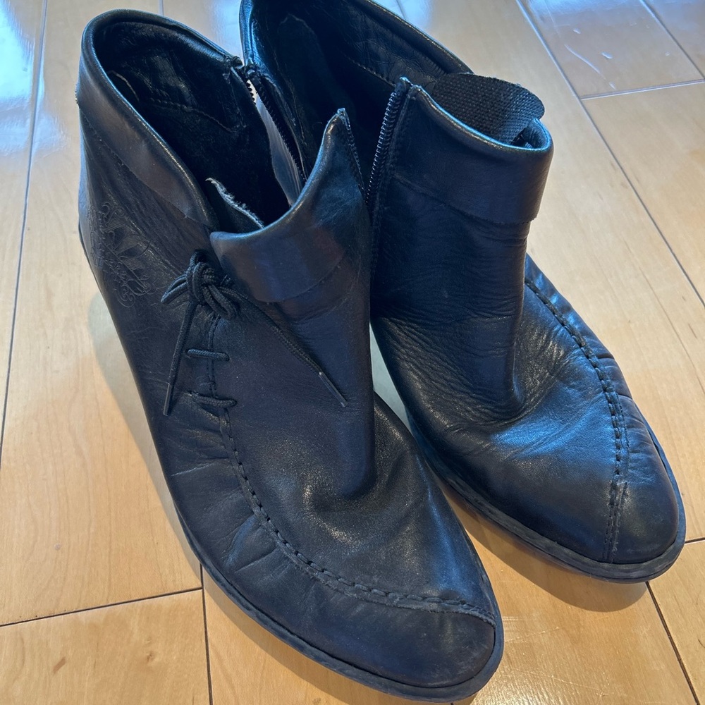 Witchy Rieker Ankle Boots